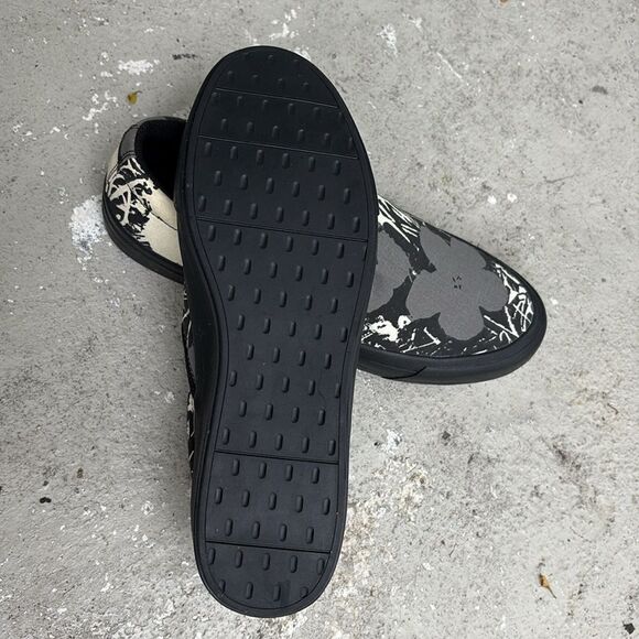 NWOT Andy Warhol canvas slip ons